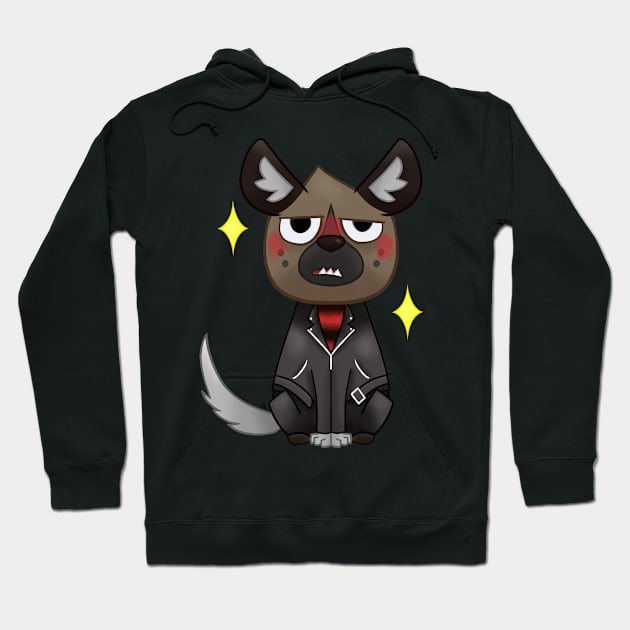 Metal hyena Hoodie by LemonFur